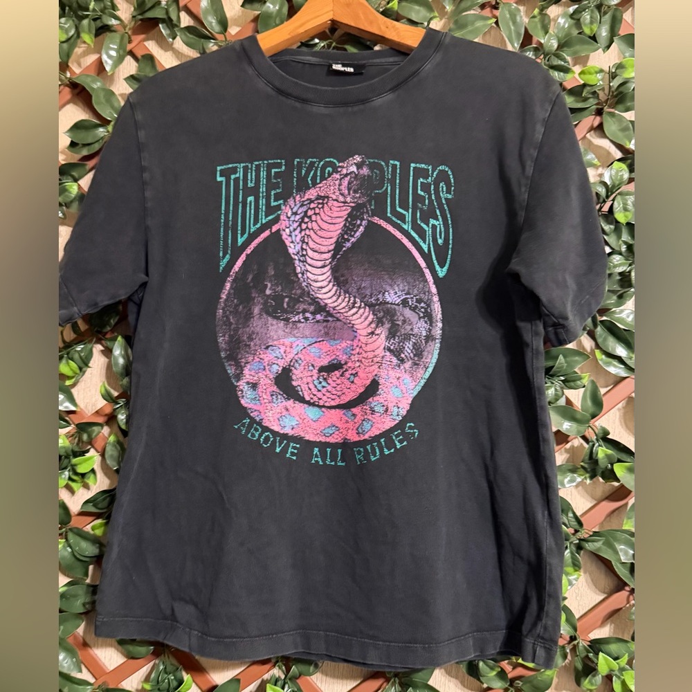 The Kooples Reptile Acid Wash T-Shirt Women’s Small